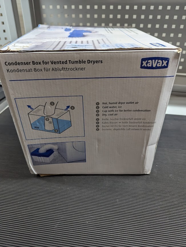 Universal Condenser Box for Vented Tumble Dryers - 7L Capacity Used Working