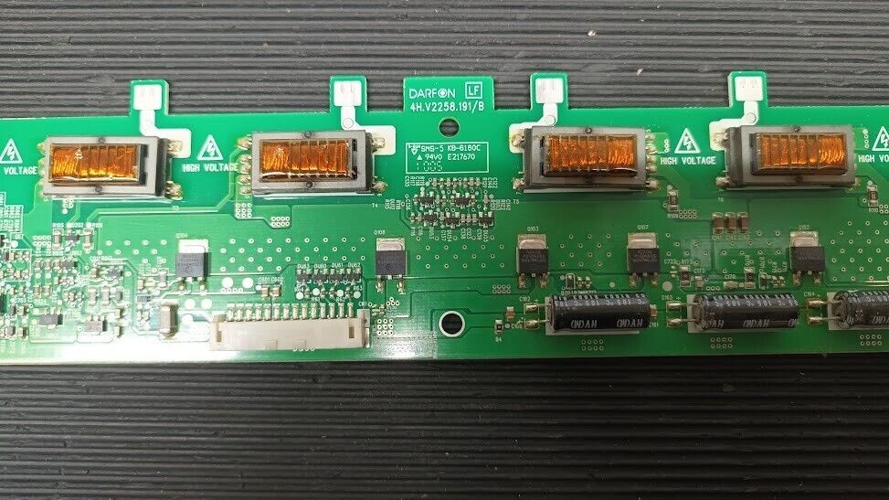 Used Darfon 4H.V2258.191/B Power Board - Non-Working for Parts/Repair