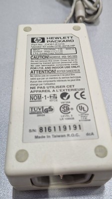 HP C4361-61210 AC Adapter 16V 1.3A Used Working Without Power Cord