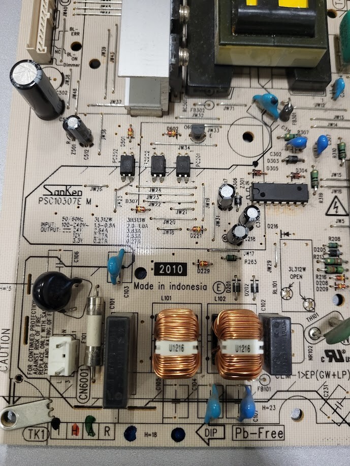 Sanken PSC10307E M Power Supply Board – Fully Functional No Accessories Working