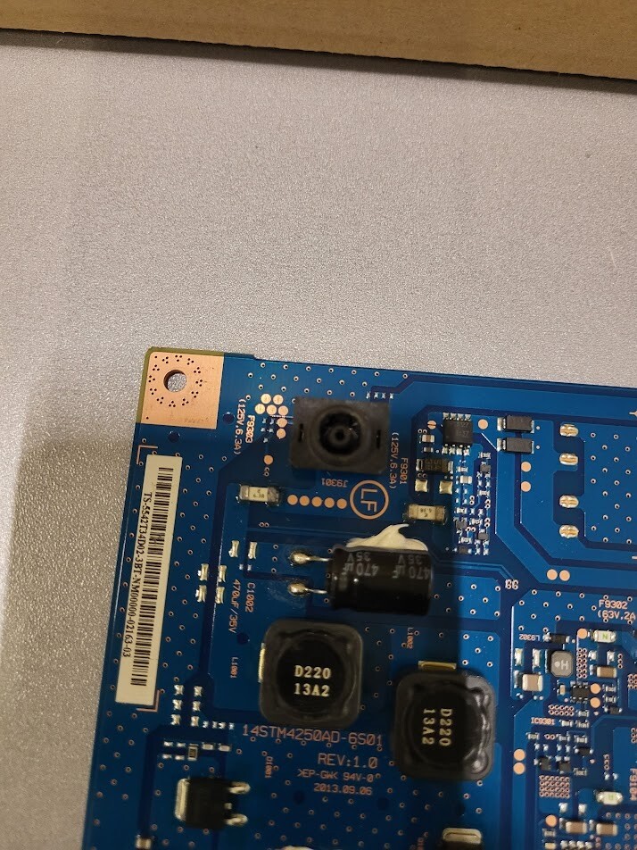 14STM4250AD-6S01 Power Board REV 1.0 - Fully Tested Replacement Working