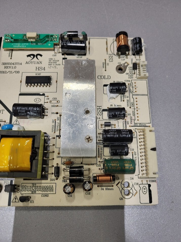 AY069D-4SF08 P4SB REV 1.0 Power Board - Tested & Fully Working
