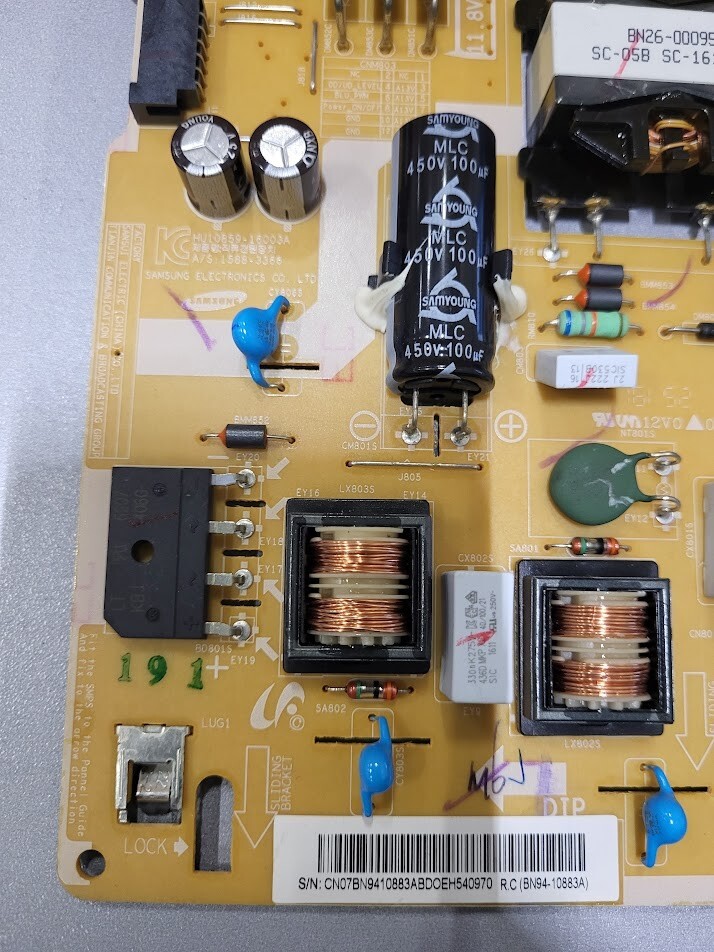 Samsung L32EF_KVD Power Supply Board for 32" TVs Fully Tested Working Condition