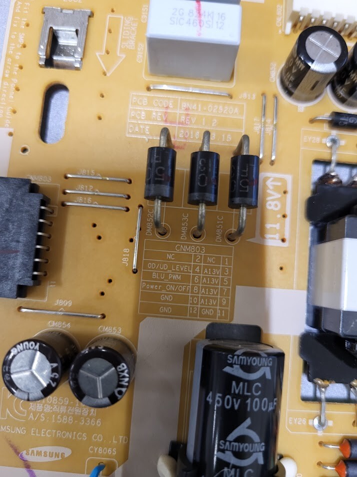 Samsung L32EF_KVD Power Supply Board for 32" TVs Fully Tested Working Condition