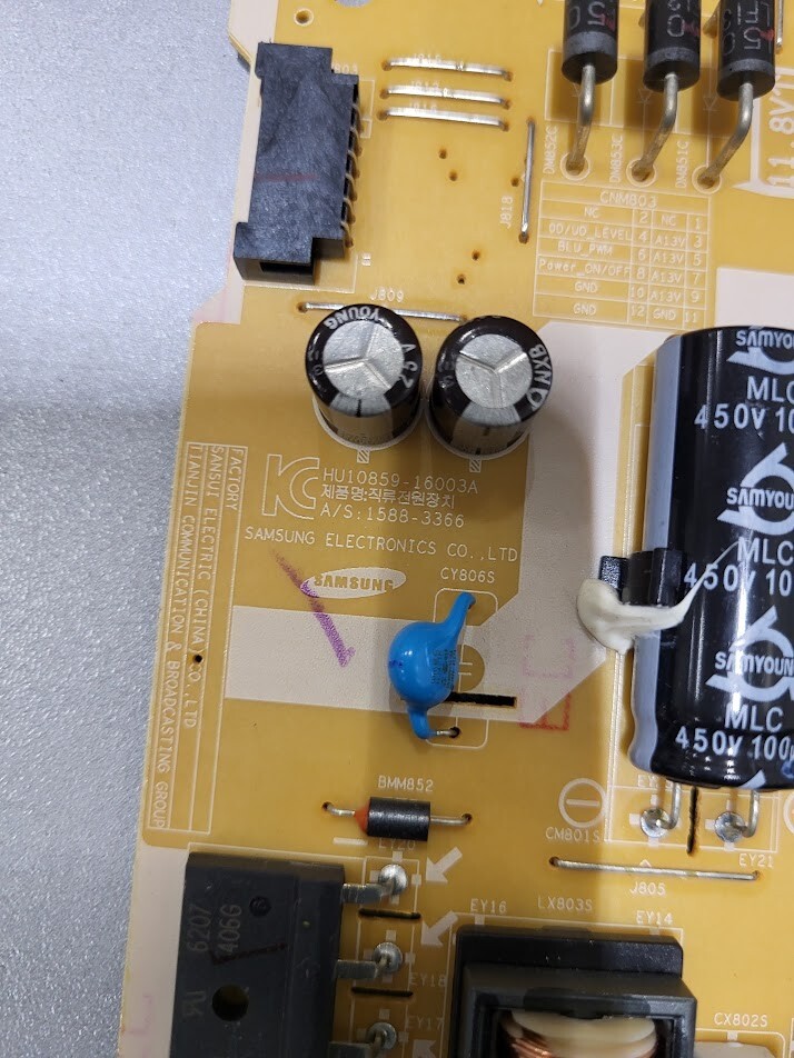 Samsung L32EF_KVD Power Supply Board for 32" TVs Fully Tested Working Condition