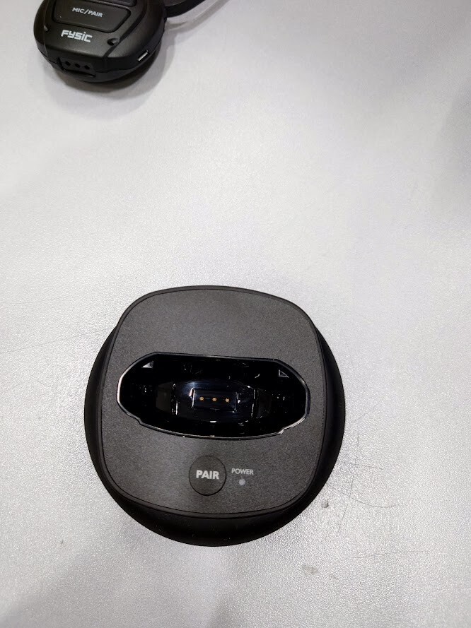 Fysic FH-76 Wireless Hearing Amplifier Headphone Black Used Working