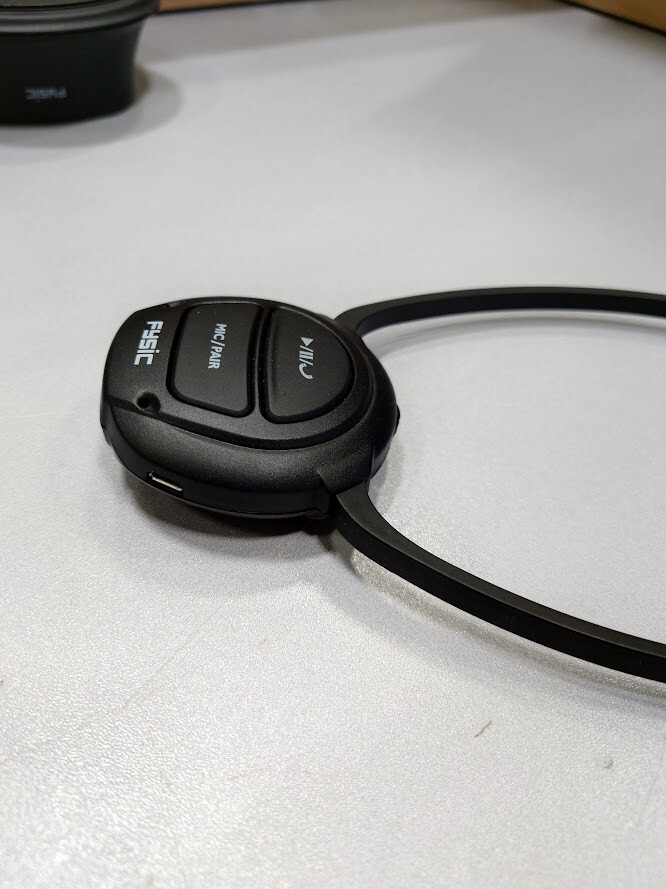 Fysic FH-76 Wireless Hearing Amplifier Headphone Black Used Working