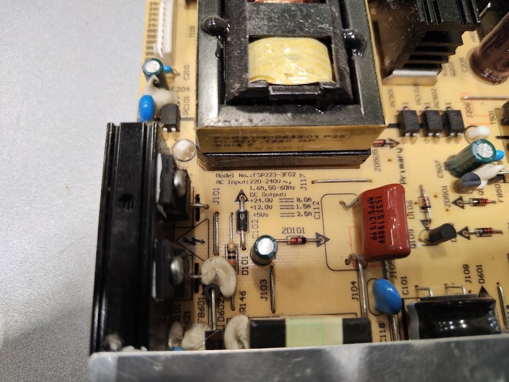 FSP223-3F02 Power Supply Board Fully Tested 220-240V Output 24V 12V