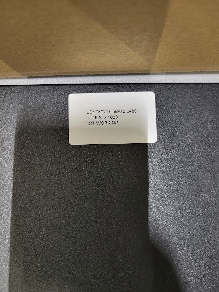 Lenovo ThinkPad L480 14" 1920x1080 Replacement Screen | Non-Functional for Parts
