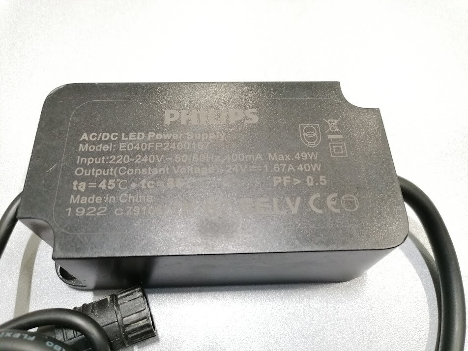 Philips E040FP2400167 AC/DC Power Supply Adapter  24V 1.67A Used Working