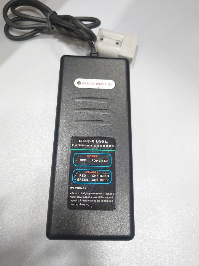 ST SHC-8100LC E-Bike Battery Charger 36V 2A Used Working Without Power Cord