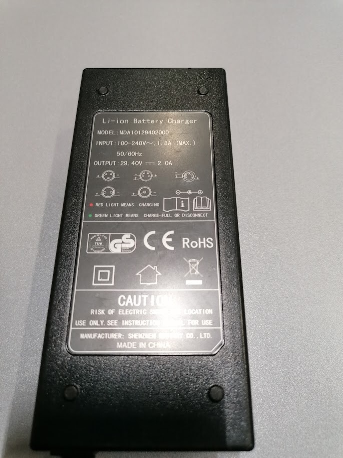 Li-ion Battery Charger MDA10129402000 29.40V 2A Used Working Without Power Cord