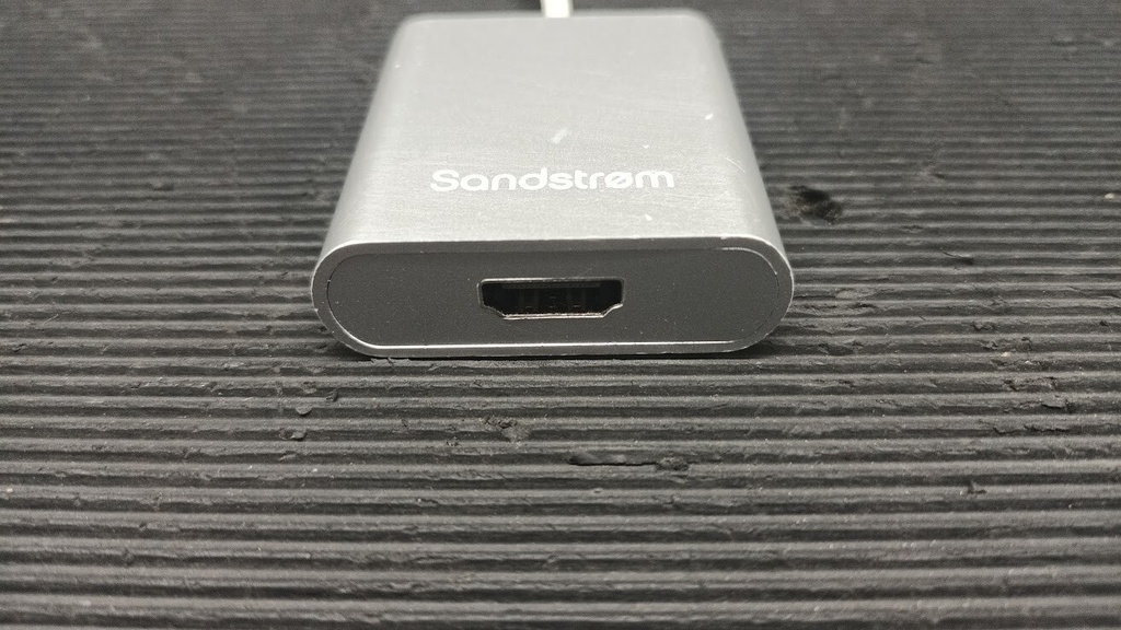Sandstrøm HDMI Adapter – Used, Untested, Minor Wear, Compact Design