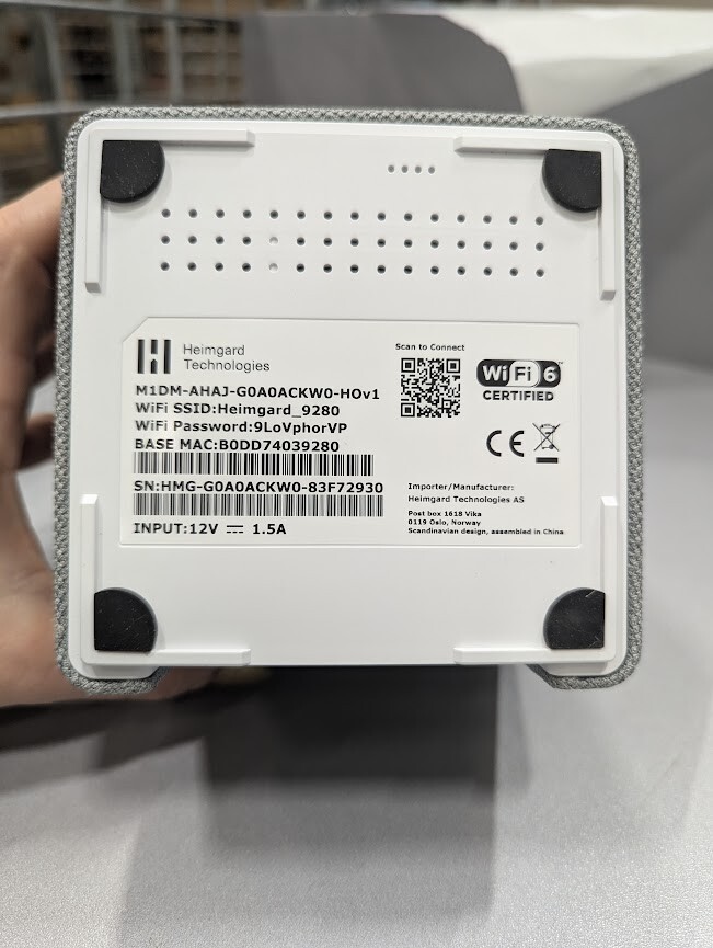 Heimgard WiFi 6 Router – For Parts/Repair, Not Working