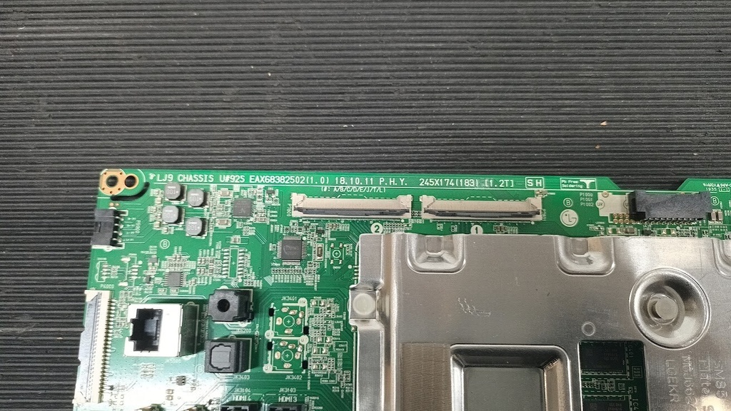 LG EAX68382502 Main Board - Fully Working, Used, Model LJ9 Chassis