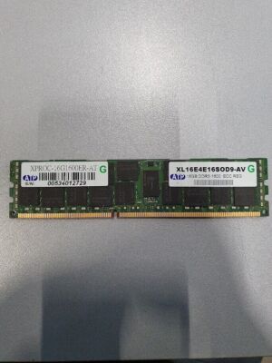 ATP 16GB DDR3 1600MHz PC3-12800 ECC Memory Server Ram XL16E4E16SOD9-AV