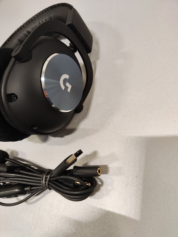 Logitech G PRO X Gaming Headset League of Legends Edition Black Used Working