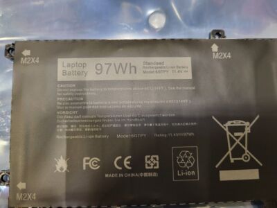 Batería recargable de iones de litio Modelo: 6GTPY 11.4V 97Wh Nuevo