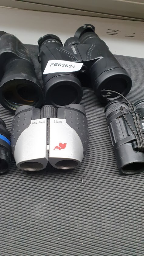 Lot of 5 Binoculars Various Models And Brand Used Working