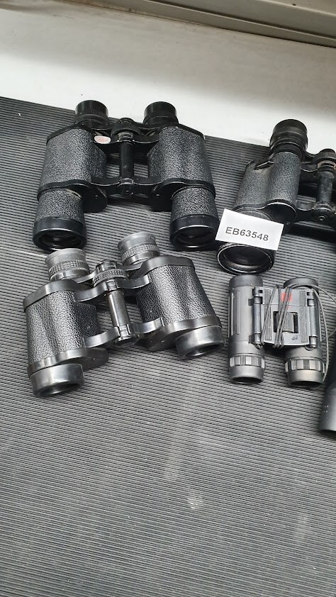 Lot of 5 Binoculars Various Models And Brand Used Working
