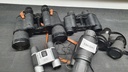 Lot of 5 Binoculars Various Models And Brand Used Working