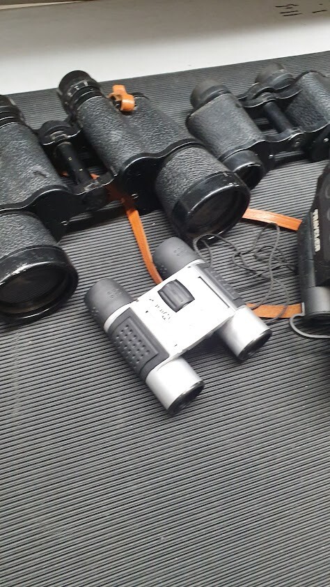 Lot of 5 Binoculars Various Models And Brand Used Working