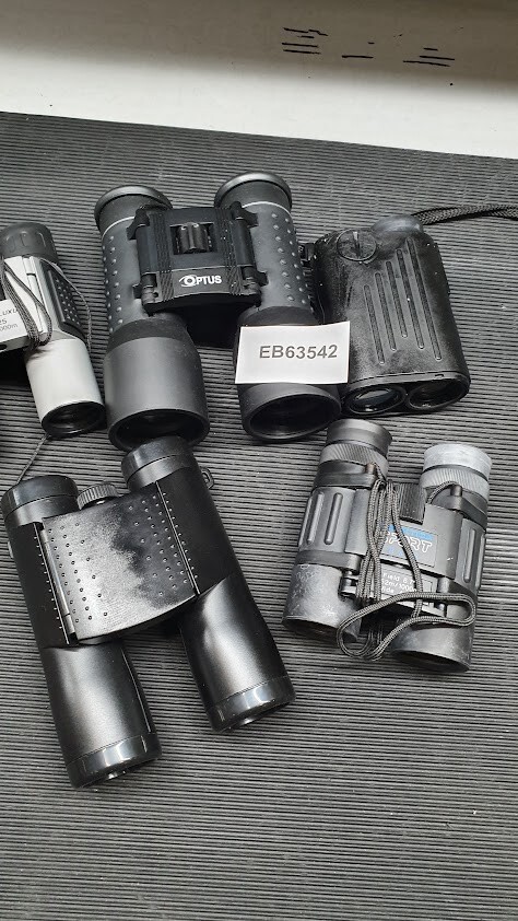 Lot of 5 Binoculars Various Models And Brand Used Working