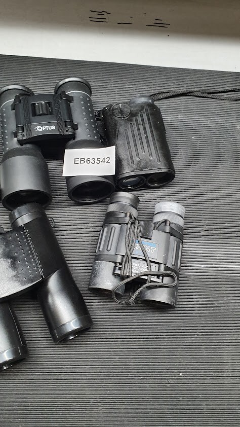 Lot of 5 Binoculars Various Models And Brand Used Working