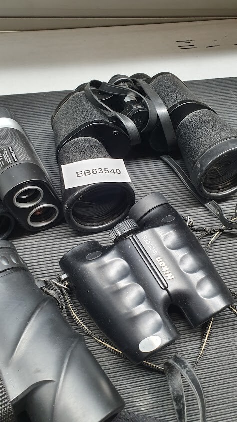 Lot of 5 Binoculars Various Models And Brand Used Working