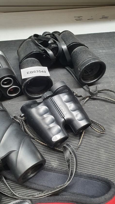 Lot of 5 Binoculars Various Models And Brand Used Working