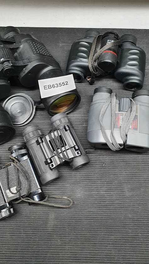 Lot of 5 Binoculars Various Models And Brand Used Working