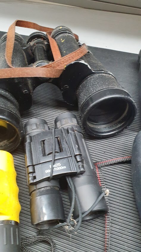 Lot of 5 Binoculars Various Models And Brand Used Working