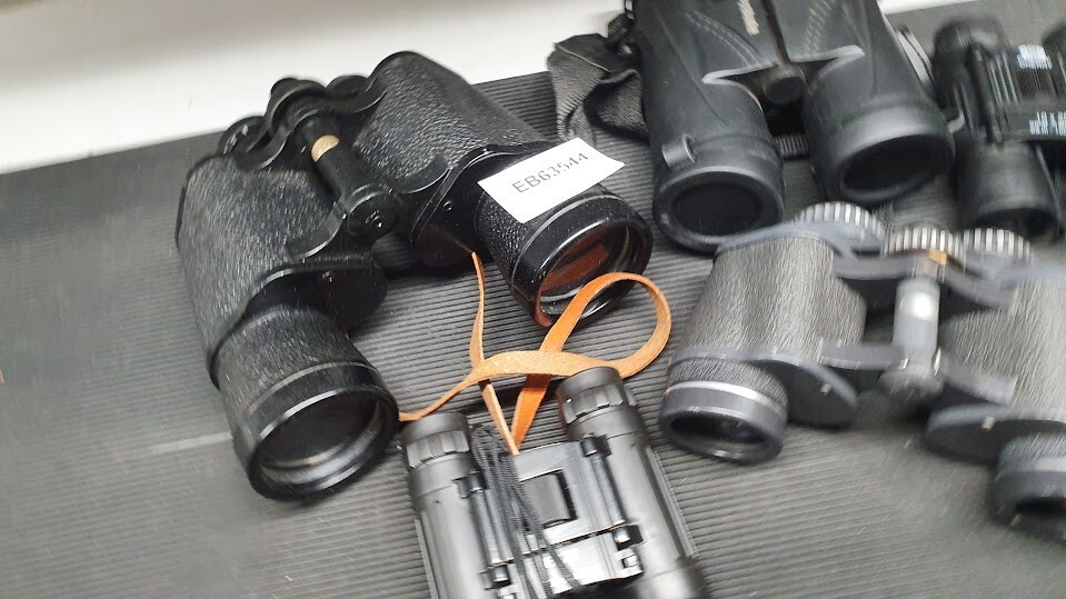 Lot of 5 Binoculars Various Models And Brand Used Working