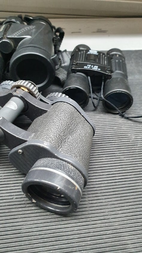 Lot of 5 Binoculars Various Models And Brand Used Working