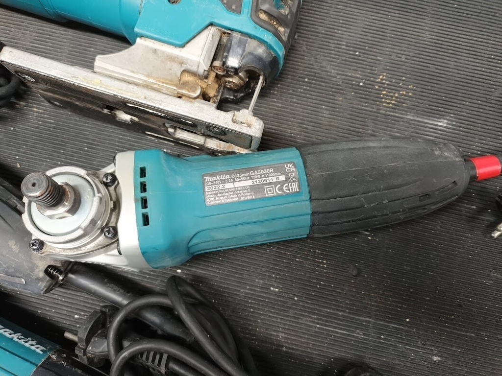 Lot of 4 Used Makita Power tools  Various Models, Not Working, For Parts/Repair