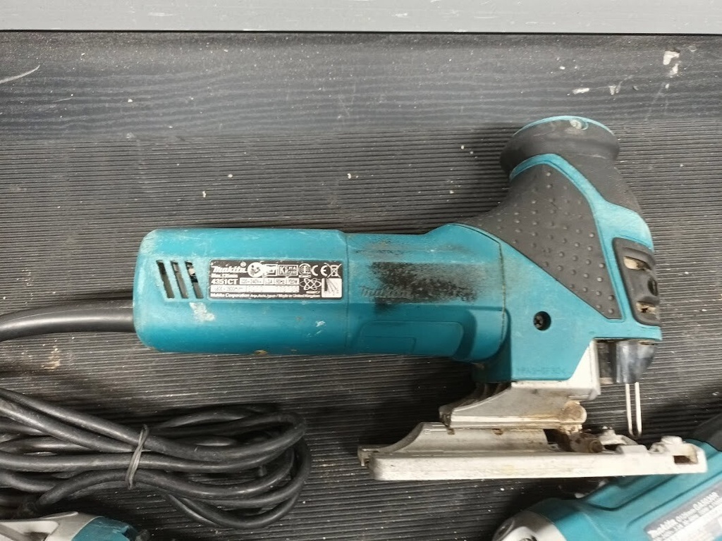 Lot of 4 Used Makita Power tools  Various Models, Not Working, For Parts/Repair