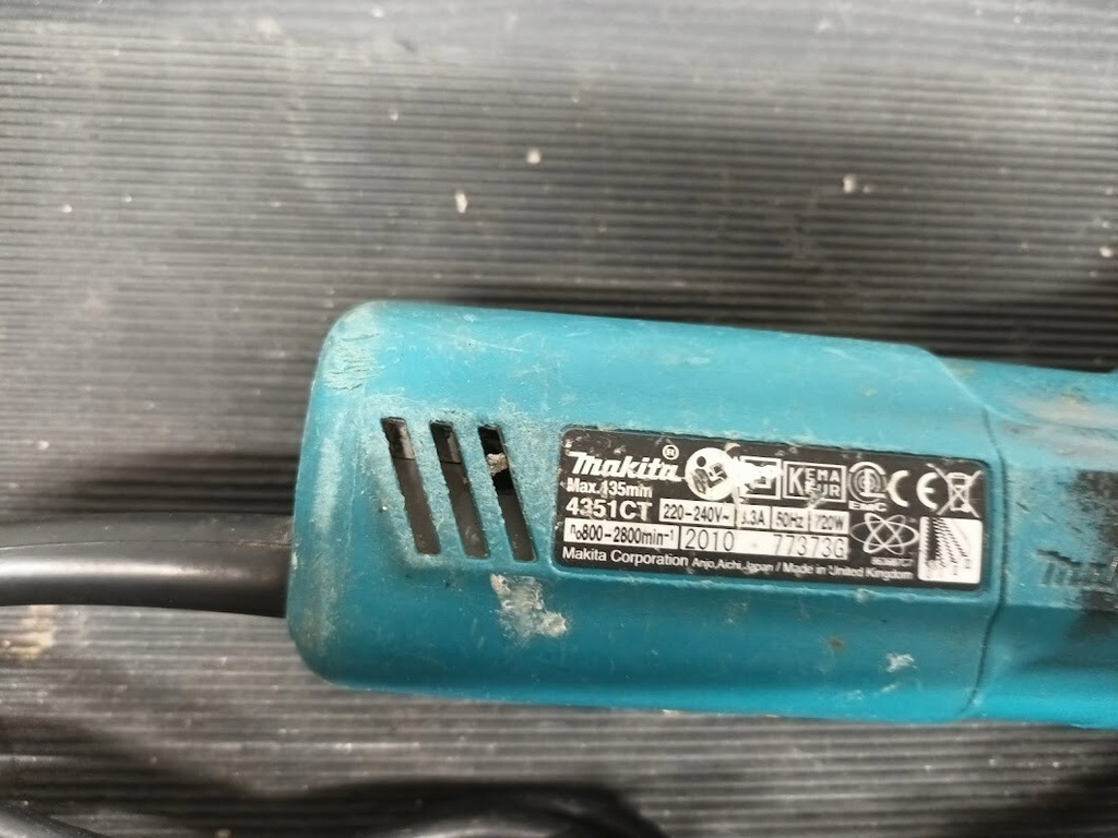 Lot of 4 Used Makita Power tools  Various Models, Not Working, For Parts/Repair