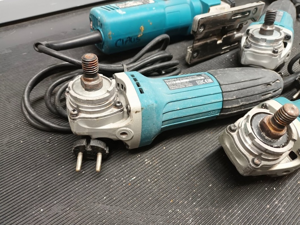 Lot of 4 Used Makita Power tools  Various Models, Not Working, For Parts/Repair