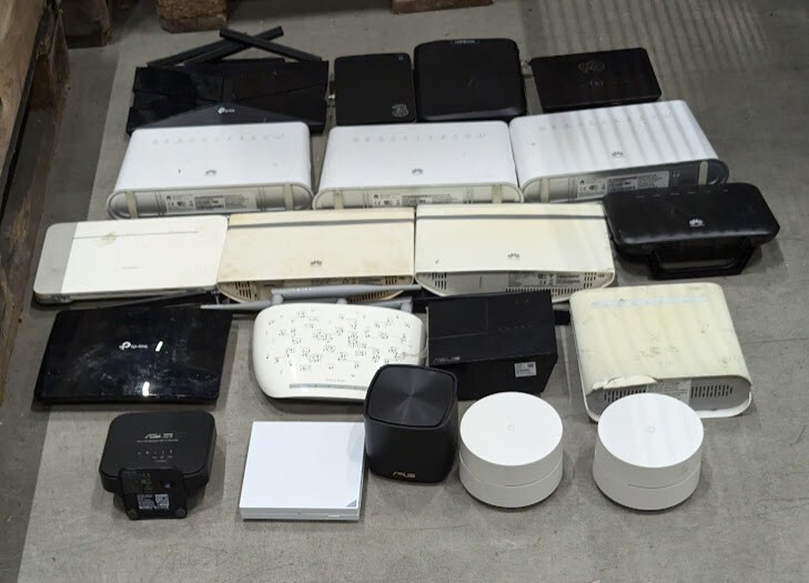 LOT OF 20 Huawei/TP-LINK/ASUS Various Model Router WiFi  Not Working For Parts
