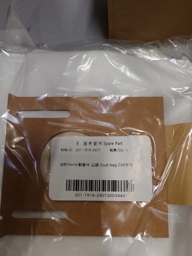 Yeedi CH1918 Dust Bag (2 pcs) Good Condition