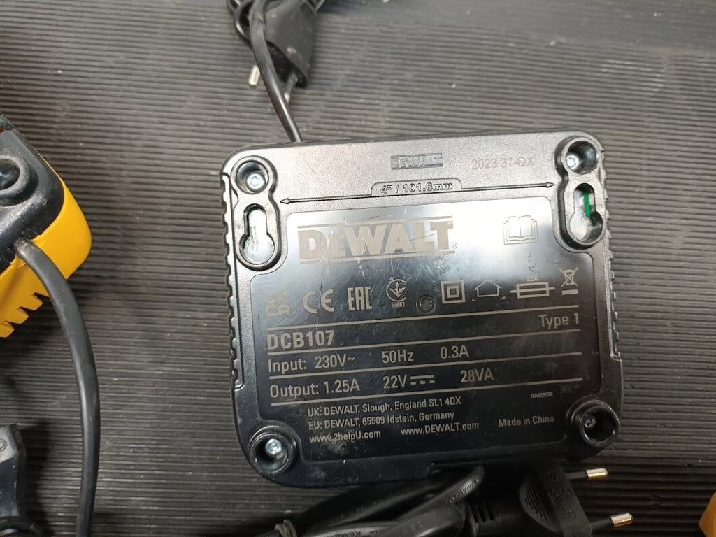 Lot of 5 DEWALT Power Tool Battery Chargers – Used, Fully Functional Has Scratch