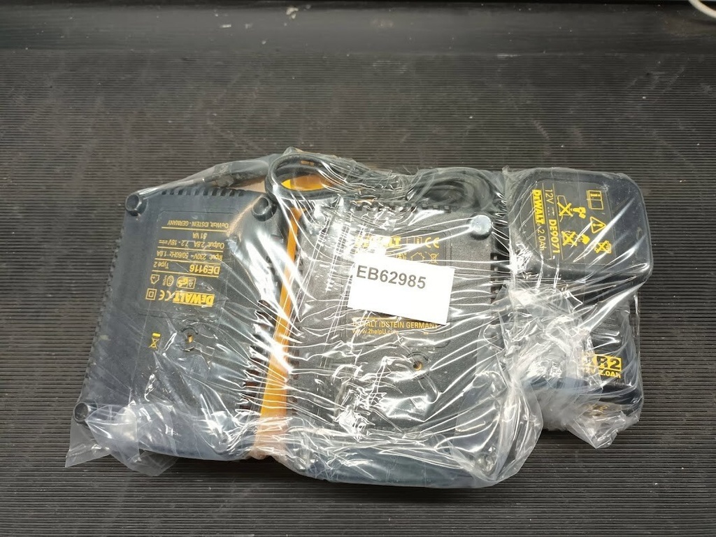 Lot of 5 DEWALT Power Tool Battery Chargers – Used, Fully Functional Has Scratch