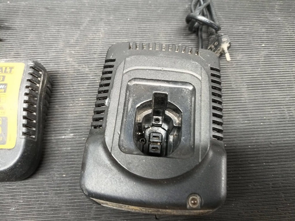 Lot of 5 DEWALT Power Tool Battery Chargers – Used, Fully Functional Has Scratch