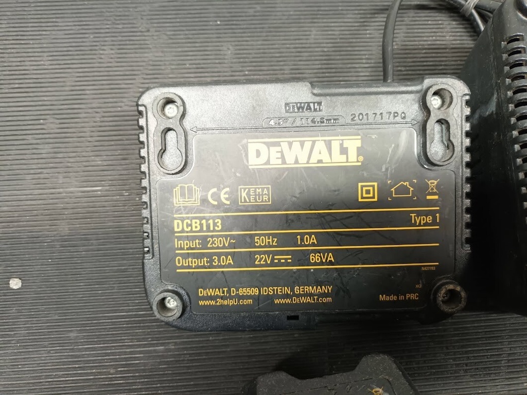 Lot of 5 DEWALT Power Tool Battery Chargers – Used, Fully Functional Has Scratch