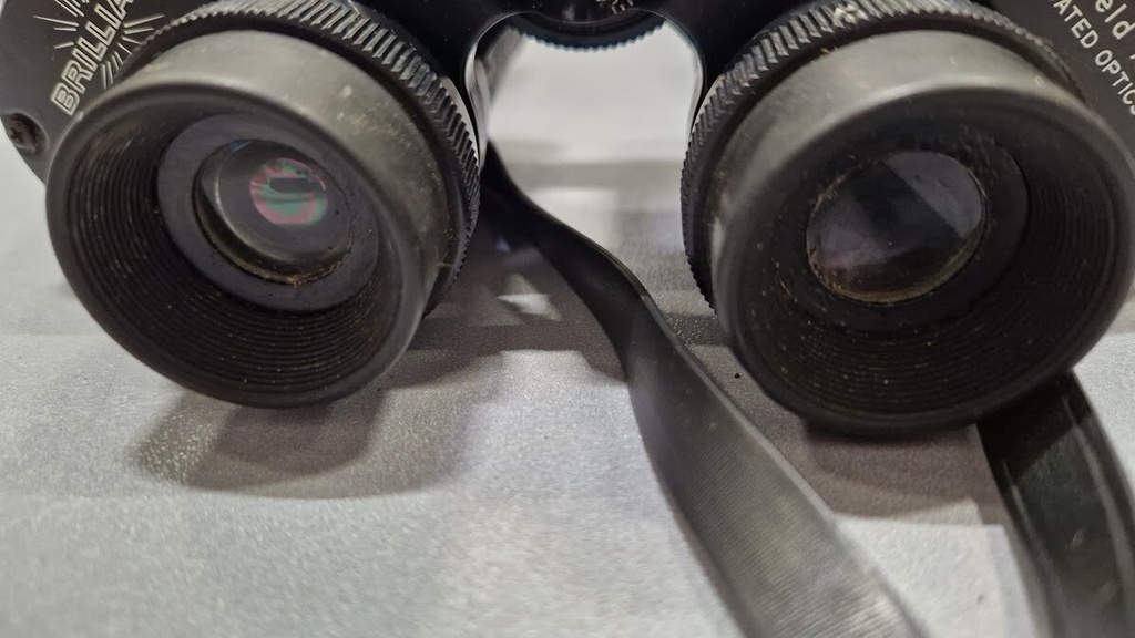 Brilliant 7x50 Field 7.1° Coated Optics Binocular Used Working