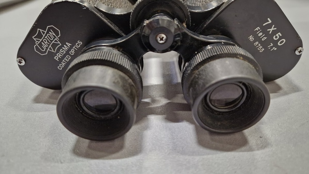 Carton Prisma 7 X 50 Field 7.1° Coated Optics Binocular Used Working