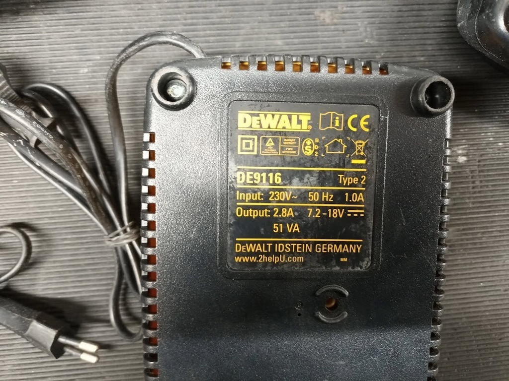 Lot of 4 DEWALT Power Tool Battery Chargers – Used, Fully Functional Has Scratch