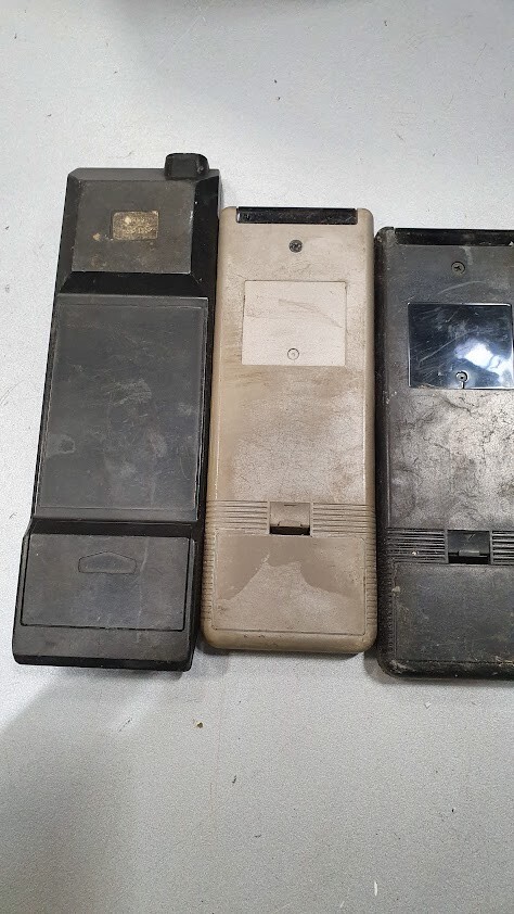 Lot Of 3 Remote Controls Various Models Black Used Working