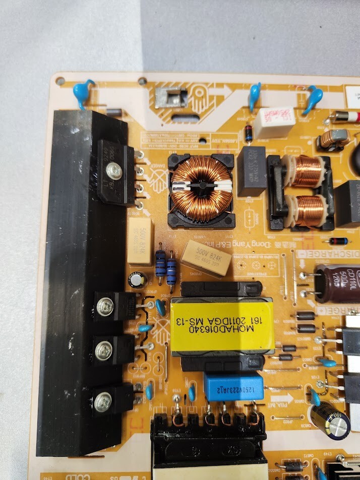 Samsung BN41-02751A Main Board BN44-01055A Power Board L65S6N TDY Working