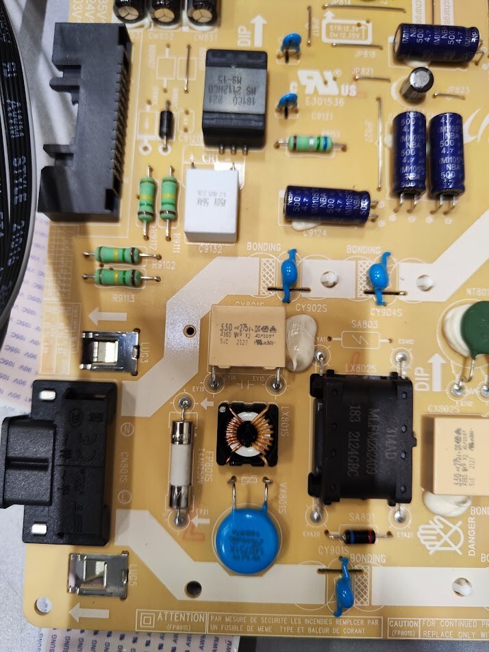 Samsung BN41-02844B Main Board BN44-01054C Power Board Set Working Only Boards